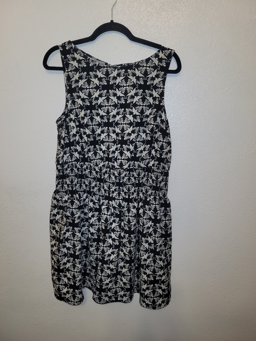 Universal Thread Black and White Floral Sundress  Mini Dress Nwt
